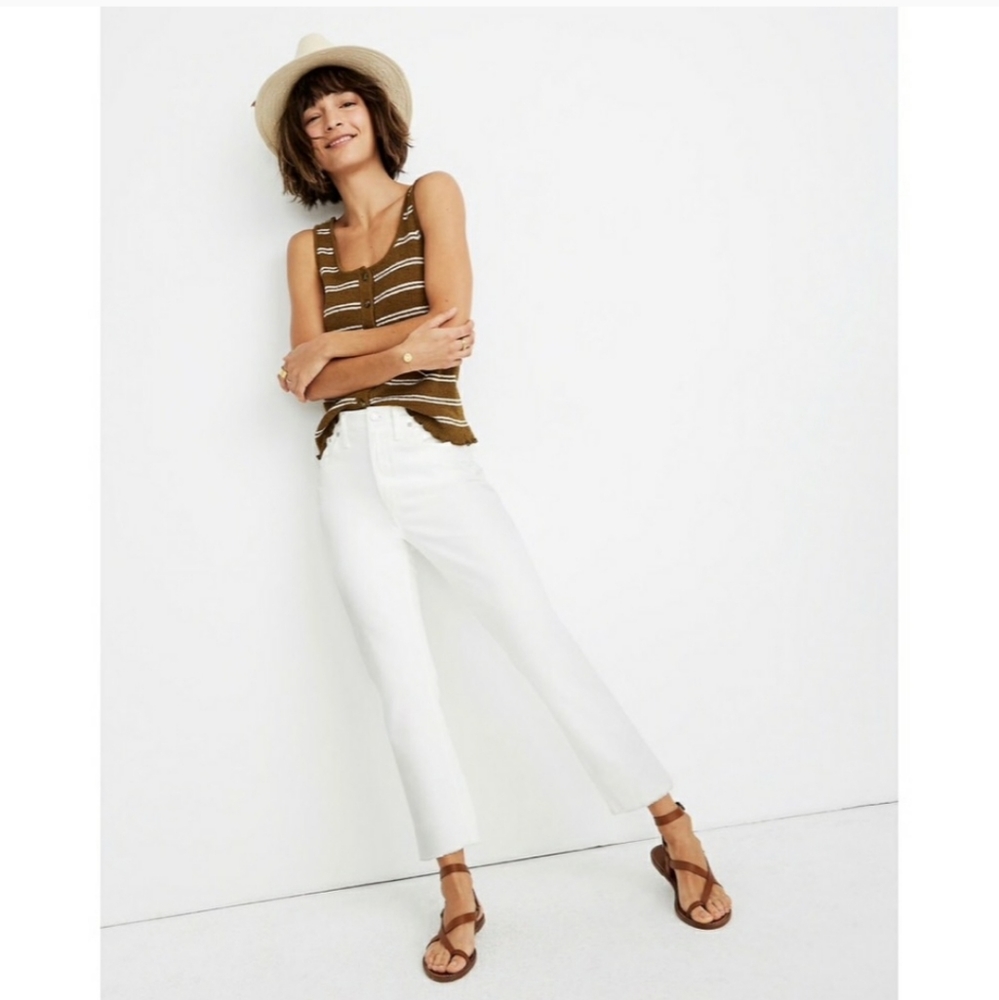 Madewell High Rise Slim Crop Boyfriend Jeans | 30